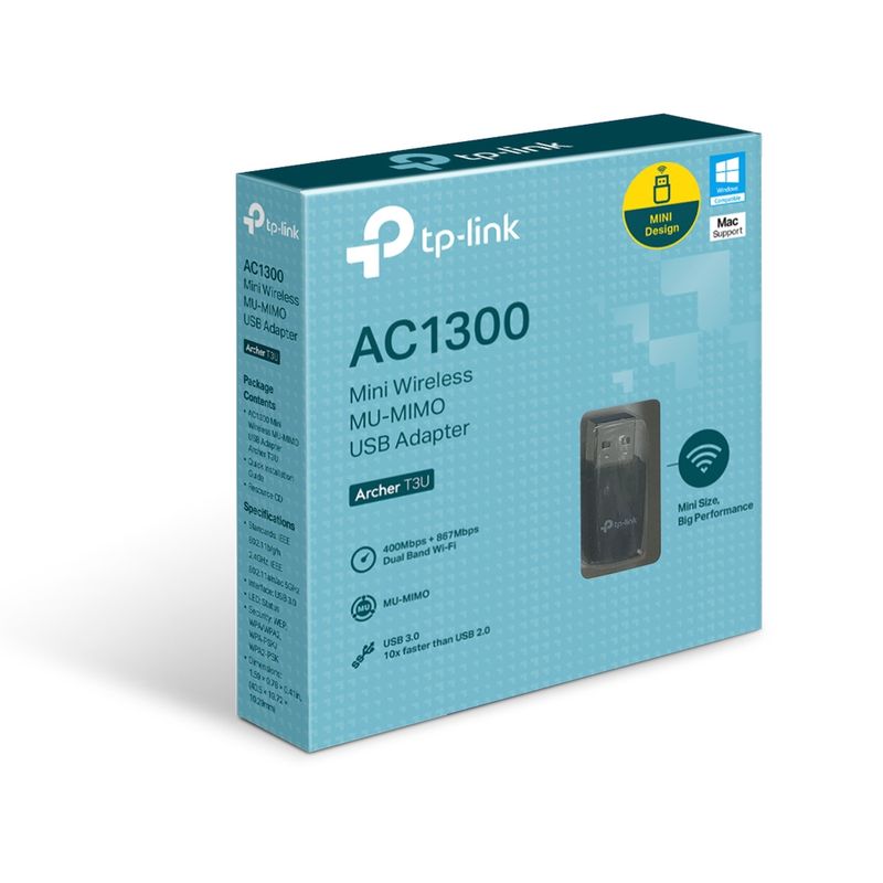 PLACA-TP-LINK-MINI-USB-MU-MIMO-AC1300